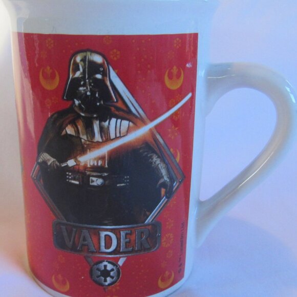 Lucasfilms 2014 Star Wars Darth Vader, Yoda and Troopers Mug                b111 - Picture 1 of 4